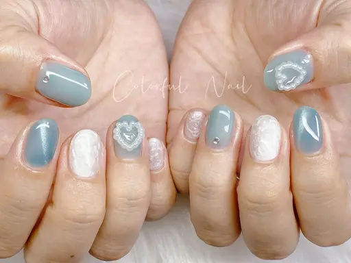 ⭐️新規ソフトジェルオフ無料 🎀定額デザイン90分🎀ハンドシンプル定額デザイン パラジェル&フィルイン ➕1000円