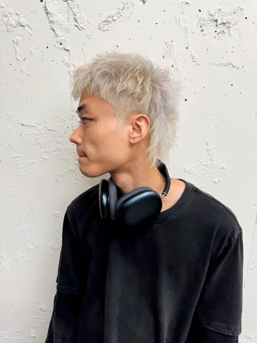 💈初回限定💈カット＋ブリーチ抜きっぱブロンド(メンズカラー、ブリーチ、ケアブリーチ、抜きっぱなし、ブロンド)