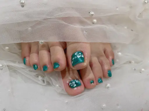 オフあり💎フットマグネットワンカラー✨甘皮ケア込