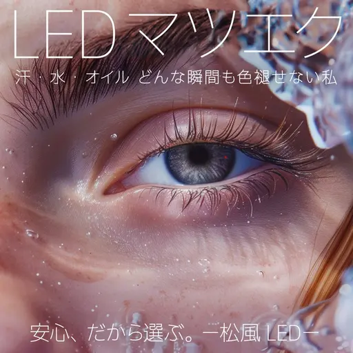 【持続力◎何度でも同価格】LEDマツエク𖡼.*゚フラットラッシュ100本·͜· ❤︎カラー変更+¥500~ok!