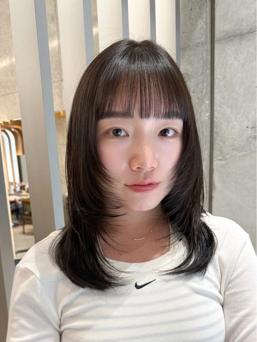カット＋前髪縮毛矯正