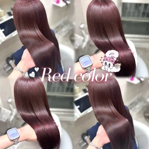 【🎀当日割🎀】全体カット+ブリーチなしダブルカラー+1stepトリートメント🪄ロング料金なし❕