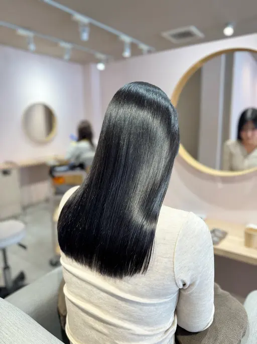 縮毛矯正+オートクチュールヘアエステ(ブロー込み)
