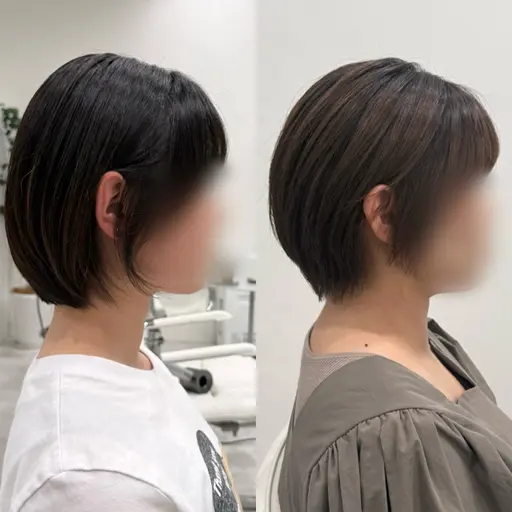 練習モデル レディースショートカット