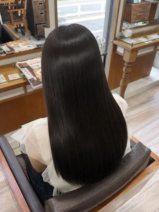 平日限定暗髪ワンカラー🐈‍⬛🖤
