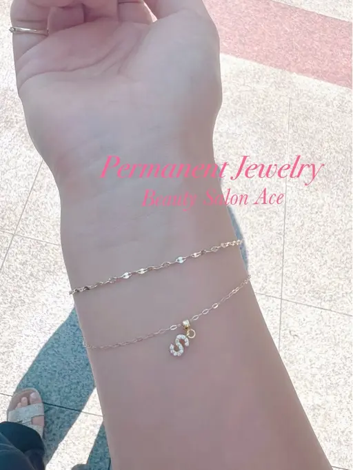 パーマネントジュエリー💍ブレスレット(留め具のない半永久的なジュエリーPermanent jewelry)