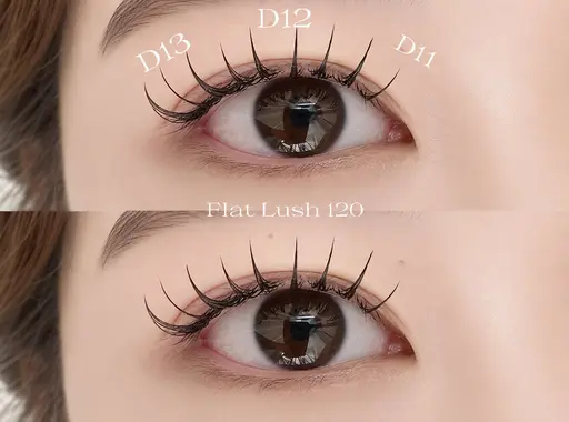 フラットラッシュ120本(オフ◎LED不可)