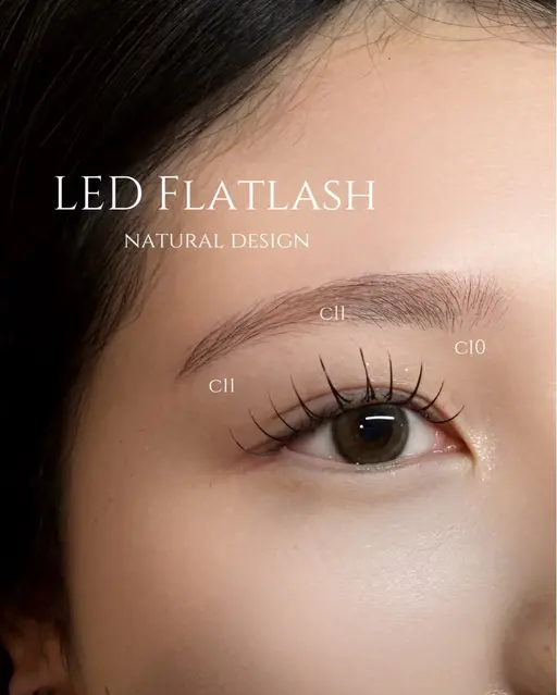 💡 LEDフラットラッシュ 100~120本 💡 ※ コーティングお仕上げ付き