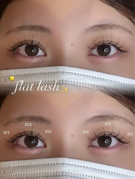 【モデル様メニュー】フラットマットラッシュ100本オフなし🍋