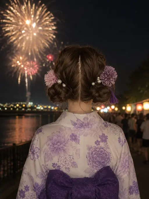 ミニモ限定🫧ヘアセット🎀お祭り•浴衣ヘア🎐