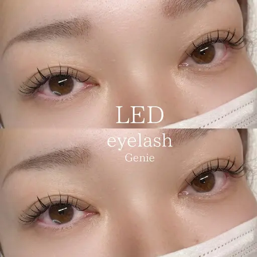 🤍 話題のLEDエクステ100本モデル募集 ◯ 次世代エクステで美まつ毛キープ✨