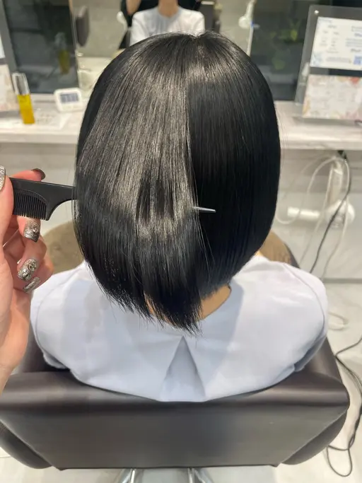 縮毛矯正+うる艶トリートメント