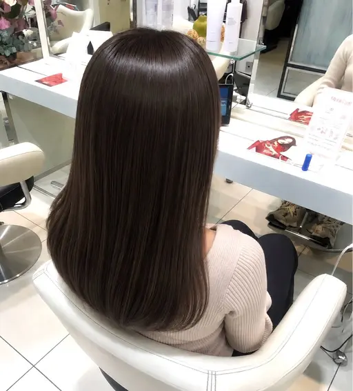 【ミニモ学割👩🏻‍🎓】🚺ブリーチなしワンカラー+トリートメント🫧🤎ྀི¥9,900→¥7,500