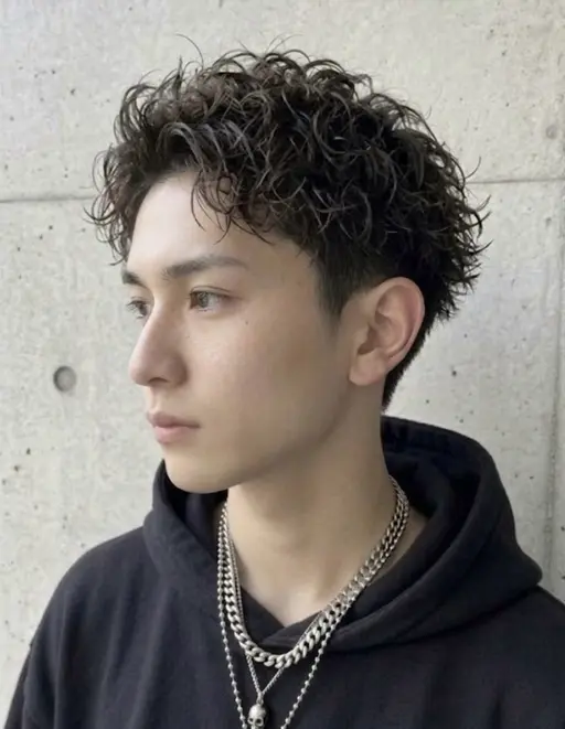 【メンズ限定】アクティブショートパーマ+TOKIOリミテッドトリートメント+CUT