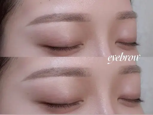 ④【ゲジ眉卒業】美眉スタイリング［眉wax/毛量調整/メイク込］