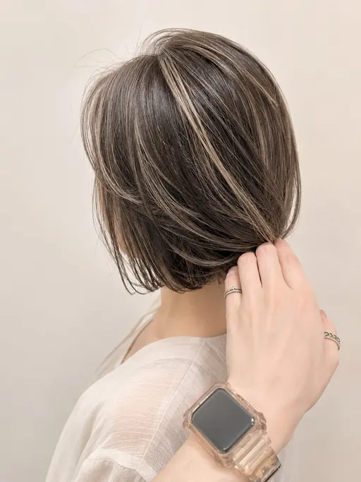 🌿派手すぎない!!ナチュラルハイライト🌿➕2Stepトリートメント