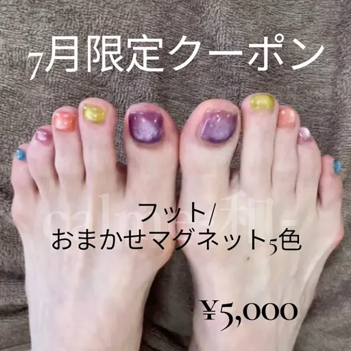 7月限定☆マグネットおまかせ5色・オフ込み　¥5,000