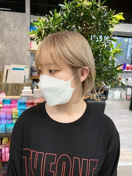 ✨【minimo特別価格】✨似合わせデザインカット+透明感カラー+保湿トリートメント✨ 韓国/髪質改善
