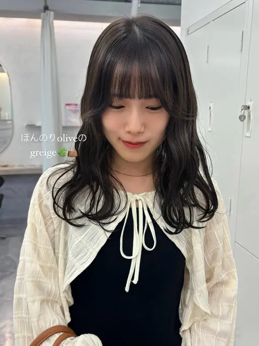 【お出かけ前に◎】顔周りカット+ストレート/巻きおろし/アイロンスタイリング