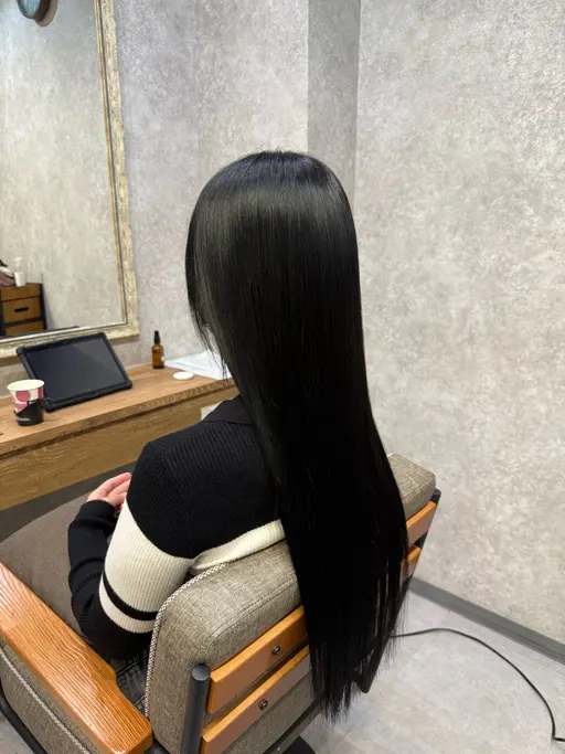 ‼️髪質改善ストレート＋カット＋トリートメント‼️南越谷/新越谷/イルミナ【ケアプロ（トリートメントの促進機）】