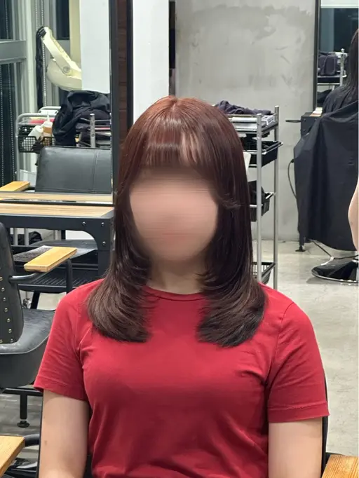 【レディース👸🏻】 cut(5cm以上) + color