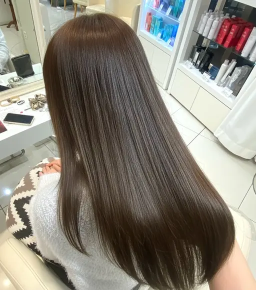【艶カラー🫧】🚺カット + ブリーチなしワンカラー+トリートメント🤎ྀི ¥14,000→¥10,800