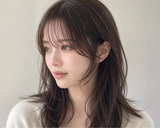 前髪​〜​もみ上げ顔周りカット✂️&顔周りアイロンセット🌈✨
