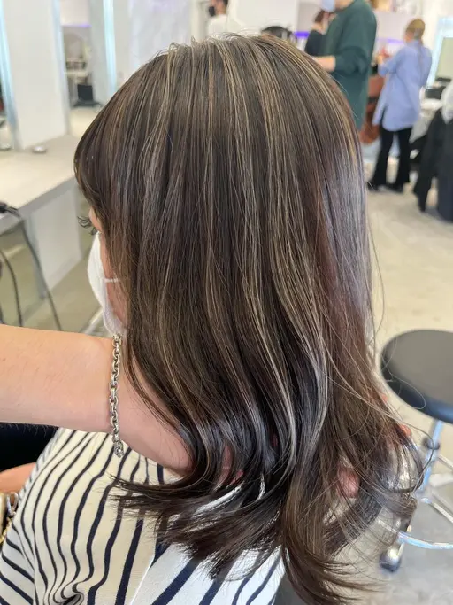 ✂️ご新規様限定✂️脱白髪染めハイライト+ハホニコトリートメント🌞