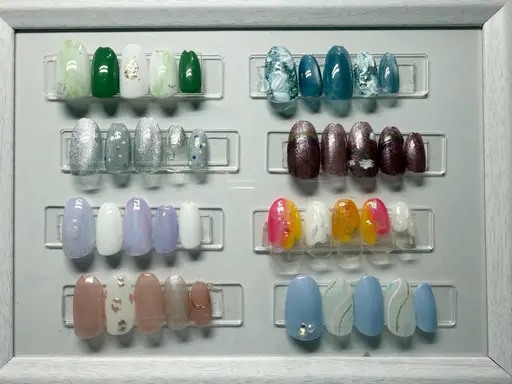 1番人気メニュー✨️【ハンド・当店オフ】8種から選べる月の定額デザイン💅🏻(ジェルオフ・ドライケア込)