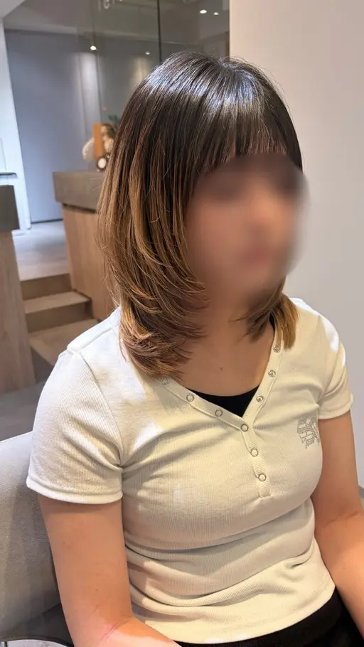 🎀ウルフカット(レディースで5cm以上切らせて頂ける方)