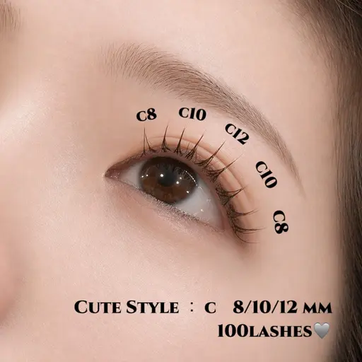 【最高級毛質🖤】 フラットラッシュ 100本 ➕ 束感コーティング
