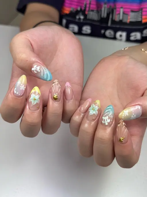 【ハンド】💅🏻 full artコース🌸art5​〜​10本(持ち込みデザインOK◎)