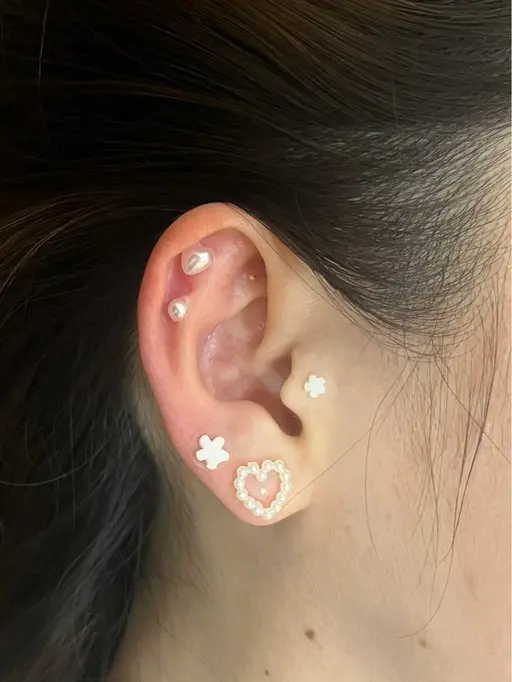 💎耳ツボジュエリー💎両耳8粒