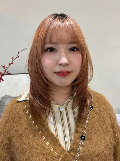 ⁠【大人気くびれヘア巻き付✨】韓国風エギョモリ・ヨシンモリレイヤーカット ￥3,300⁠