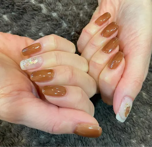 【ジェル】人気no.1🐶ご新規様限定🌷hand約20種から選べるシンプルアート🎨(オフ有+800円)