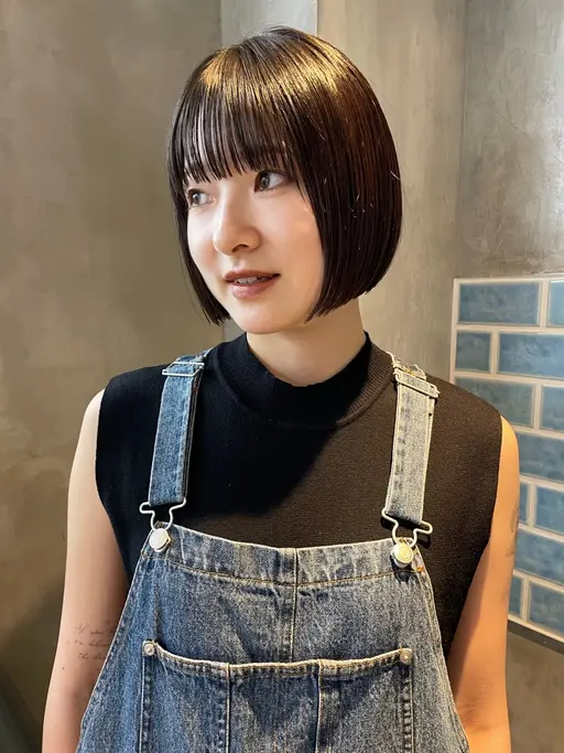 🤎【人気No.1】 似合わせボブ + 透明感カラー + 補修トリートメント