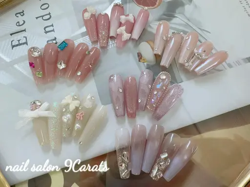欲張り可愛いワンホンネイル定額デザイン ¥8980