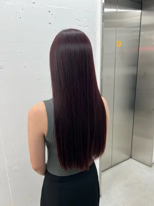 【フルコース】縮毛矯正🌱‬‪＋暗めワンカラー🌈＋似合わせカット✂️＋トリートメント🫧