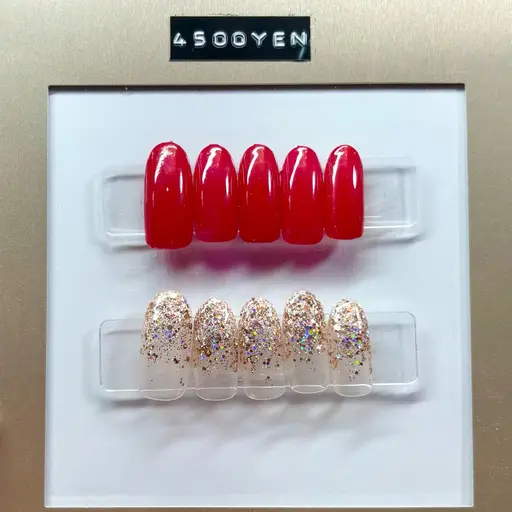ハンド🖐🏻ワンカラー、ラメ