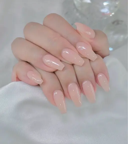 【パラジェル・フィルイン】韓国ちゅるんワンカラー✨自爪を削らない高持続ネイル◎