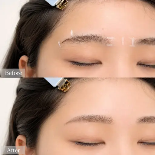 人気No.2【🪞垢抜けフルコース✨】ツルツルたまご肌👶🏻🥚美眉スタイリング+おでこWAX( メイク込)