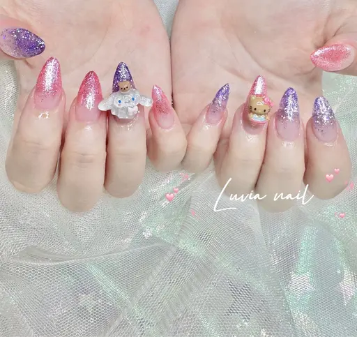 【Newopen限定】💕ワンカラー/ラメグラ+パーツ2本(オフ込)