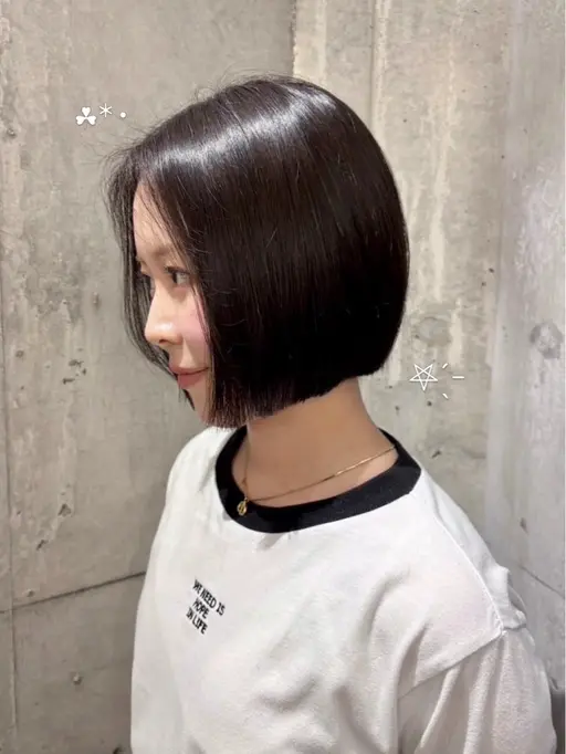 レディースボブカット+トリートメントU40※3cm以上切らせていただける方限定