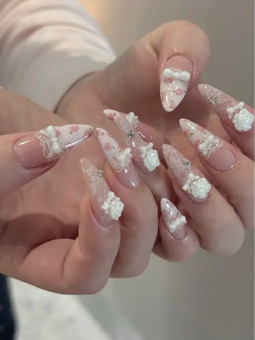 【長さ出し】 持ち込みデザイン🎀パーツ付け補題