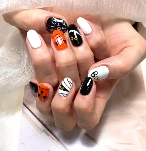 🍂🍂ジェル➕シンプルアート10本💎オフの有無をお知らせください。