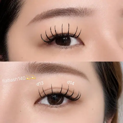 【9月8日限定‼️】フラットラッシュ120本💕LED変更➕500円‼️ダメージ軽減✨️コーティング付き✨️