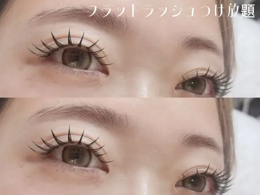 &healthy🤍パーマ×フラットラッシュ100本
