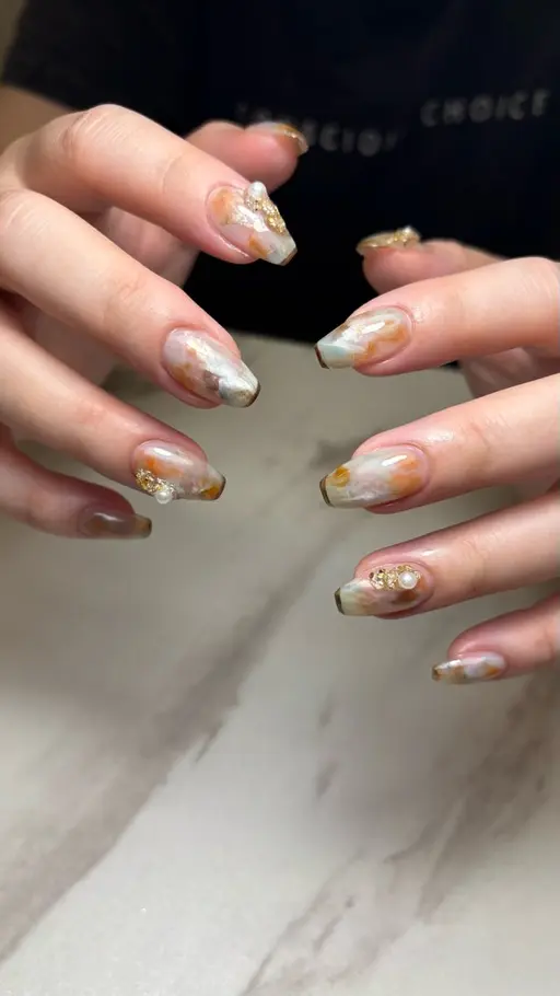 ˗ˋˏㅤ7月❣️10名 限定 ˎˊ˗ 【自爪】ニュアンスアート限定🎨《オフ＆ケア込》⭐️✨