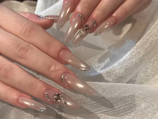 チップ長さだし10本　インスタで人気の持ち込みデザインOK☆120分やり放題