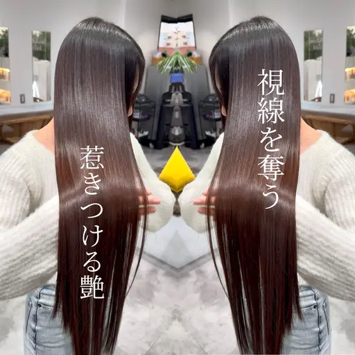 🪞当日1名限定🪞カット➕艶感カラー➕ミルボン2step超音波tr🫧#韓国